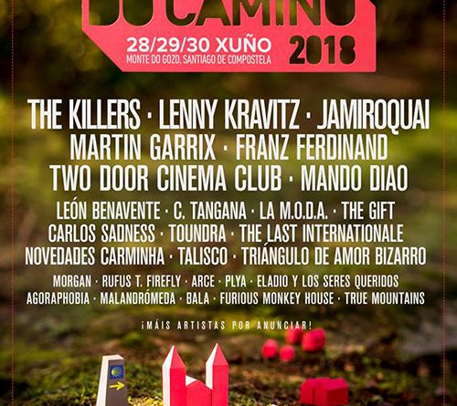 cartel son do camiño 2018 killers franz ferdinand lenny kravitz