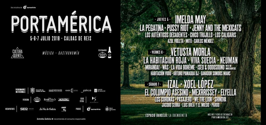 portamerica 2018 cartel completo y por dias