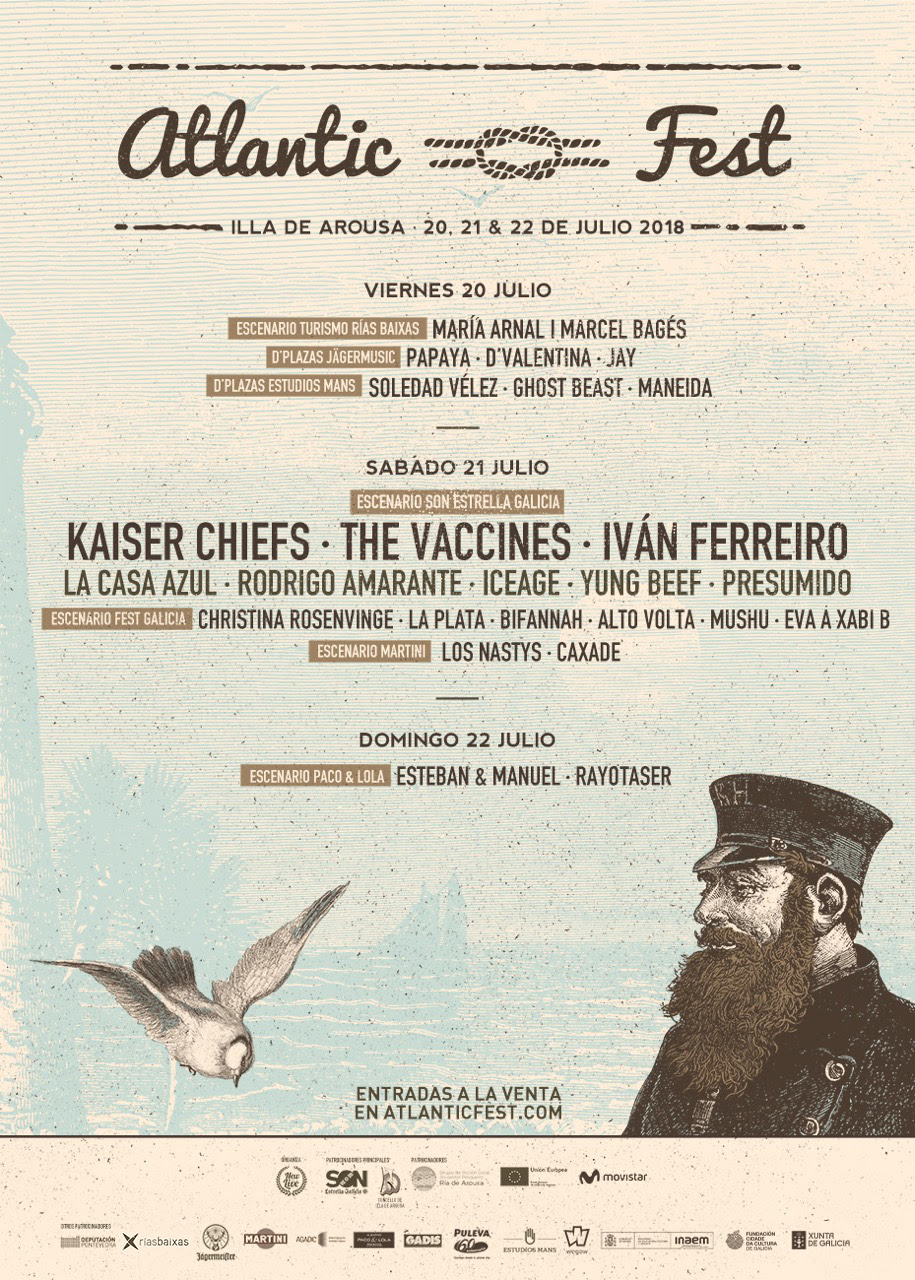 cartel completo atlantic fest 2018