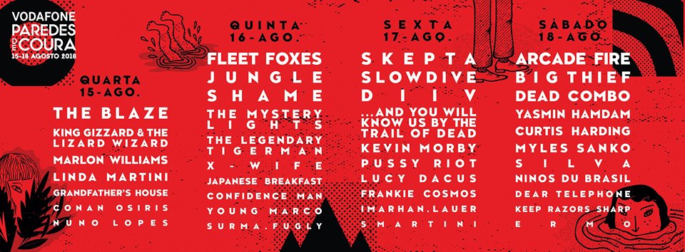 paredes de coura cartel completo 2018