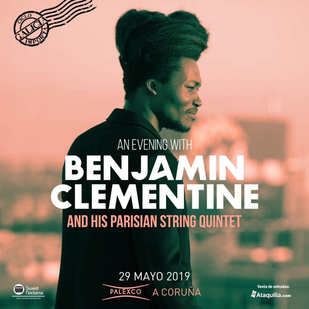 Benjamin Clementine vuelve a Galicia
