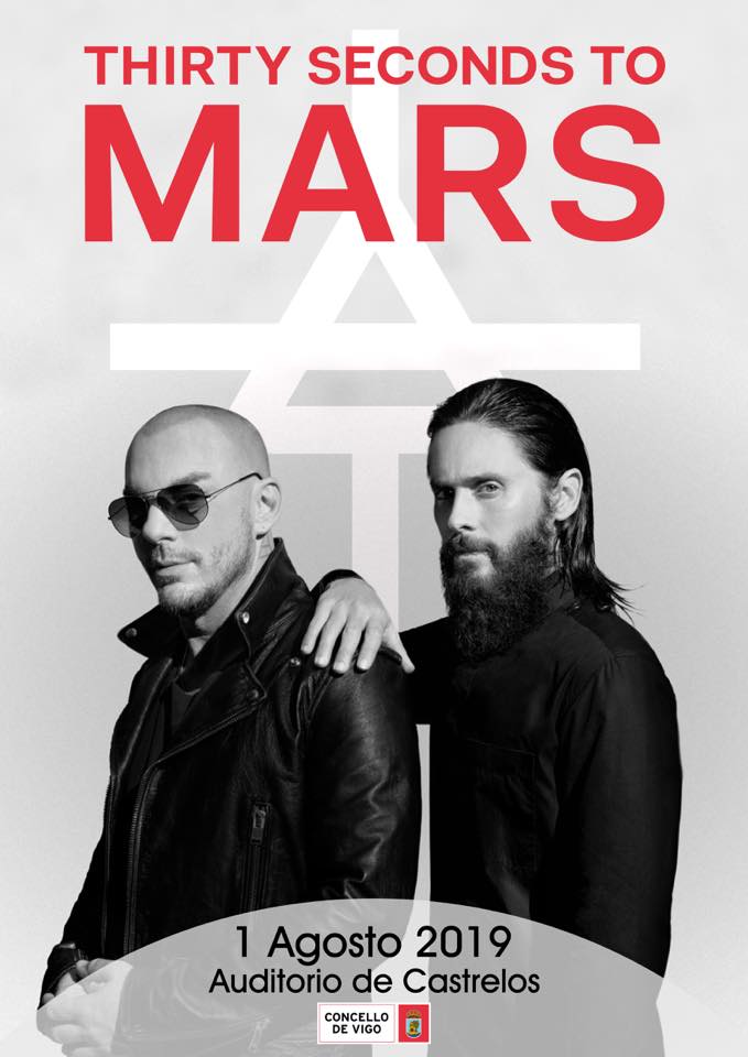 Thirty Seconds to Mars actuarán en Vigo en agosto