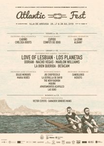 Atlantic Fest 2019 (viernes 26 de julio) @ Praia do Bao, Illa de Arousa, Pontevedra