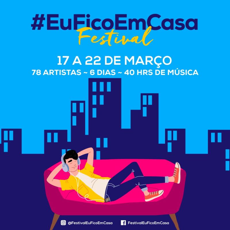 #EuFicoEmCasa Festival, un festival online con artistas portugueses