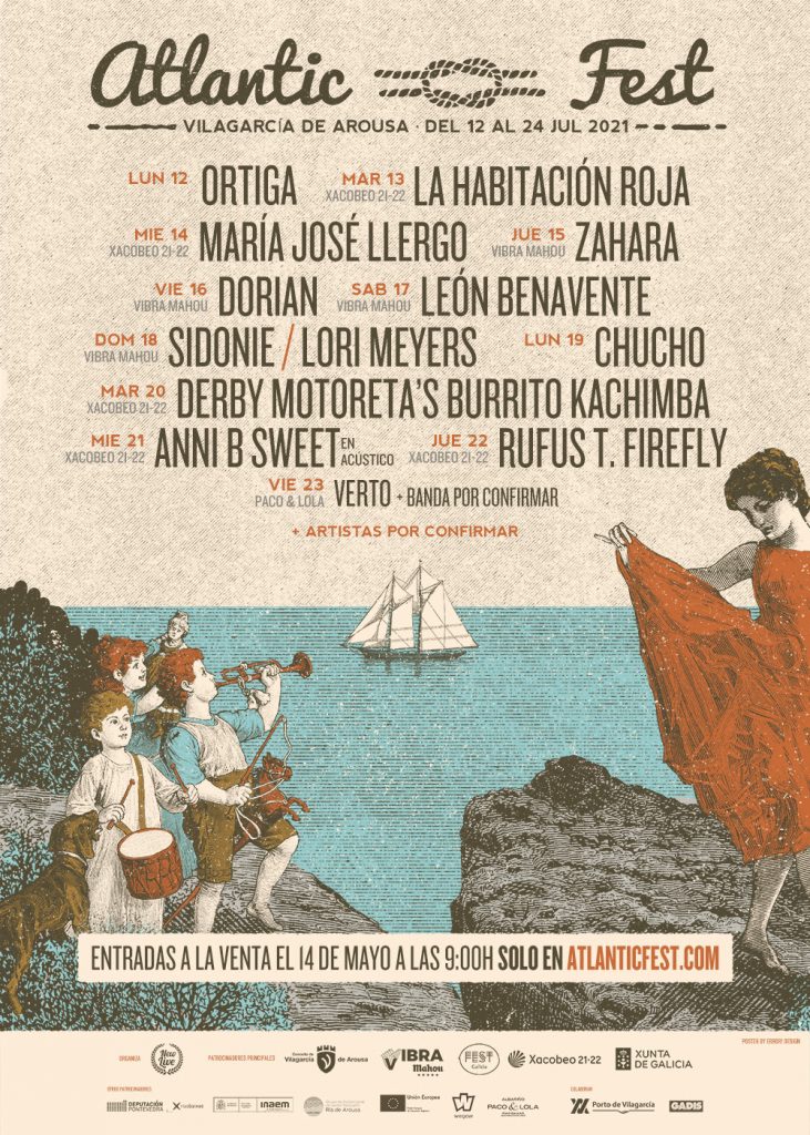 Salen a la venta las entradas para los conciertos del Atlantic Fest 2021