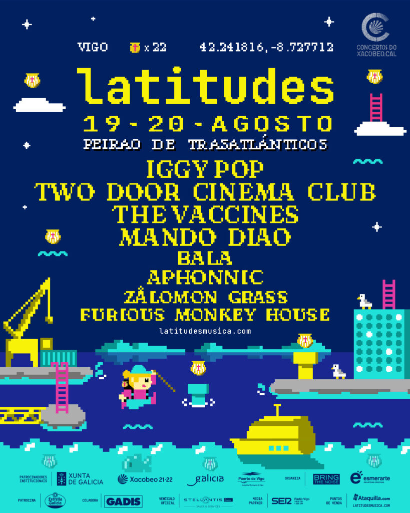 Iggy Pop, The Vaccines o Two Door Cinema Club encabezan el nuevo festival Latitudes en Vigo